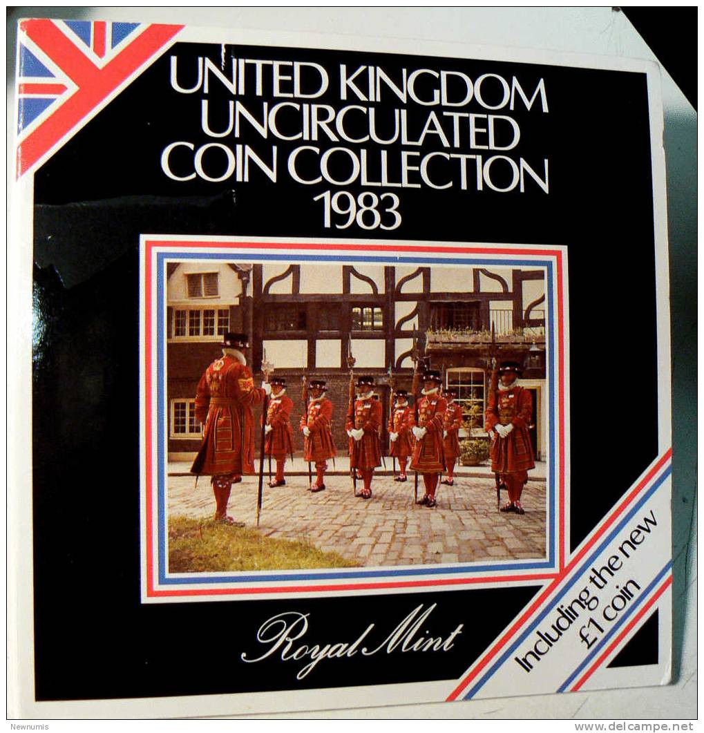 UNITED KINGDOM UNCIRCULATED 1983 MINT COIN SET - Mint Sets & Proof Sets