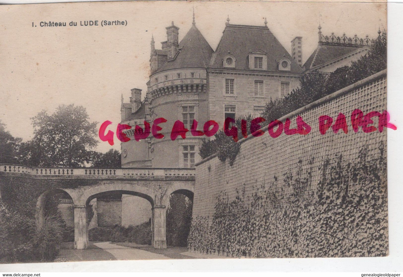 72- LE LUDE  - CHATEAU   SARTHE - Other & Unclassified