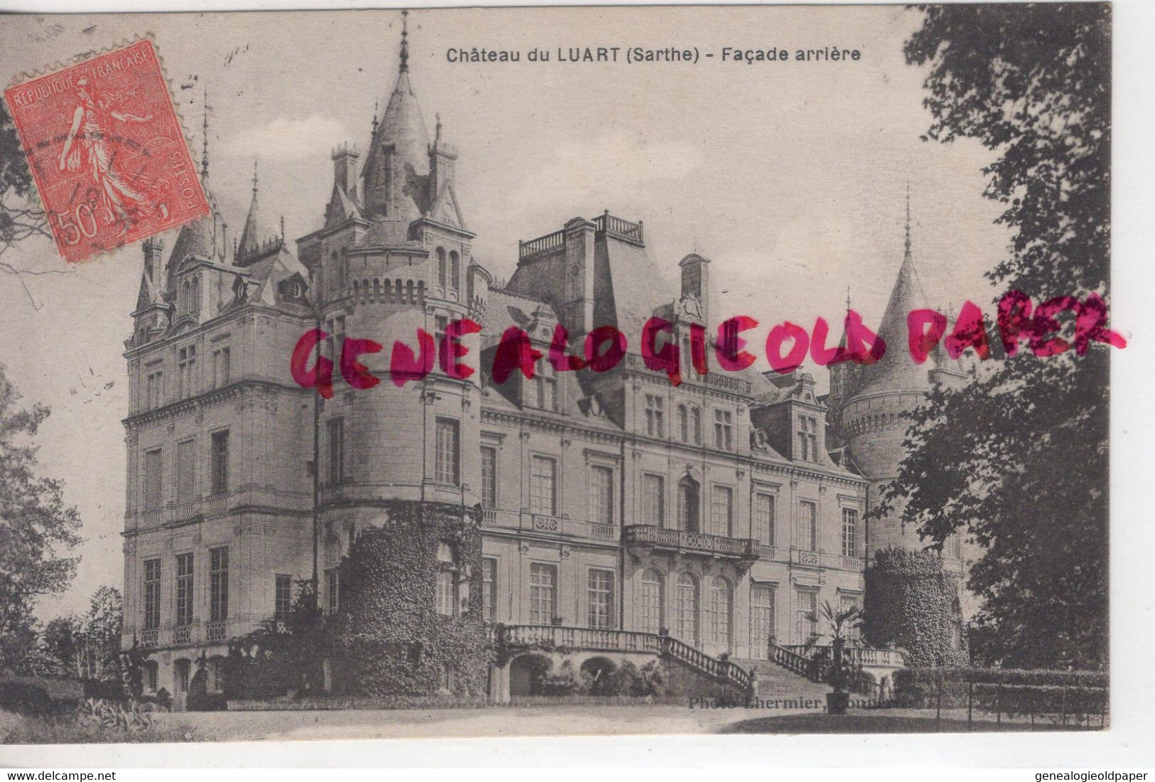 72- LUART - CHATEAU  - FACADE ARRIERE    SARTHE - Other & Unclassified