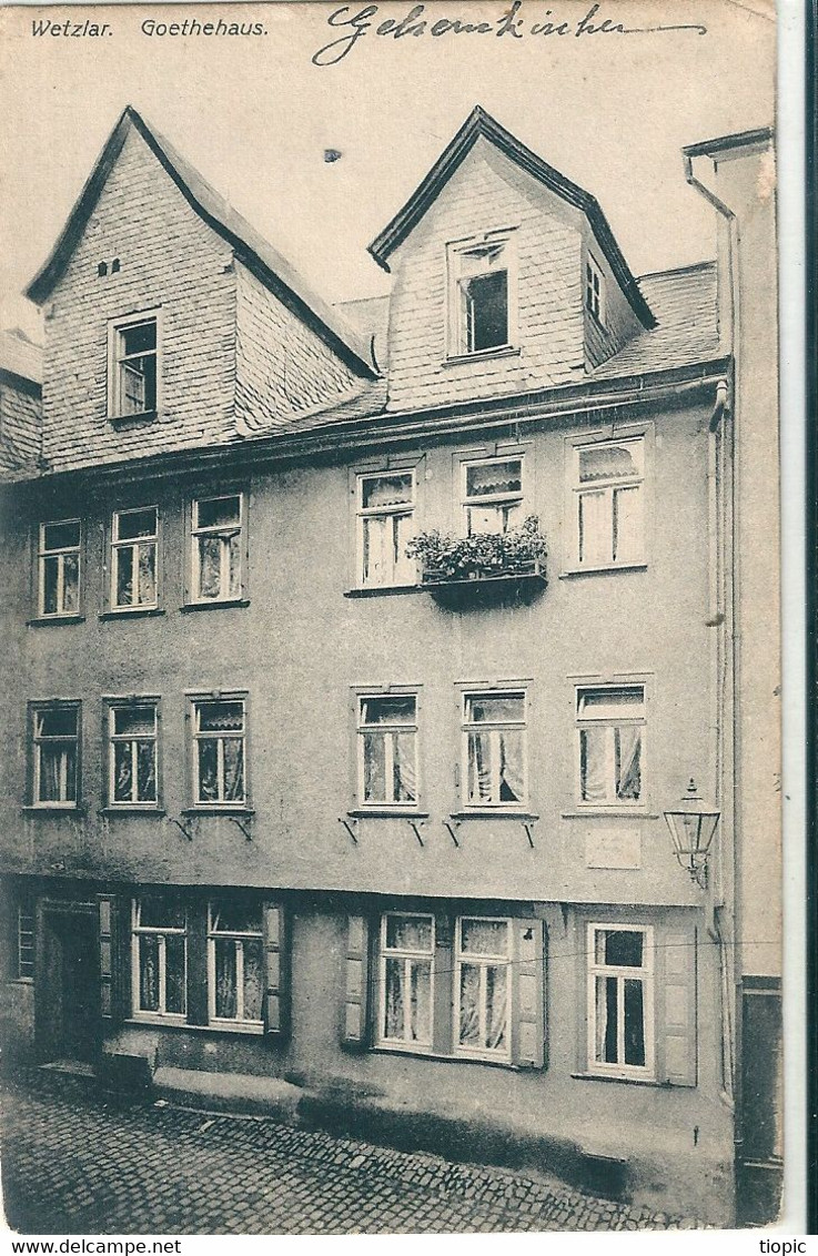 WETZLAR  (  Allemagne  )   Goethehaus. - Wetzlar