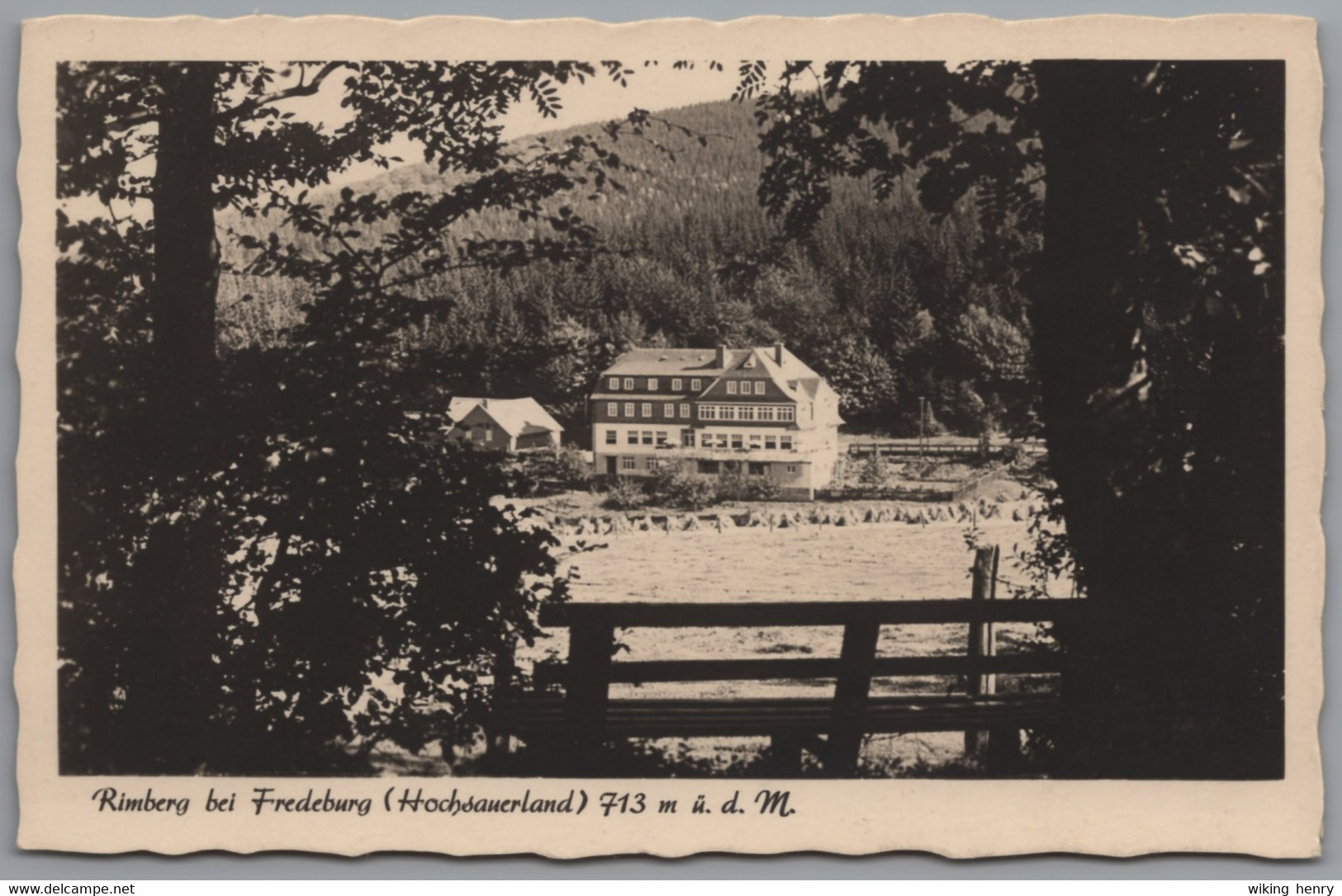 Schmallenberg Rimberg Bei Bad Fredeburg - S/w Hotel Knoche - Schmallenberg