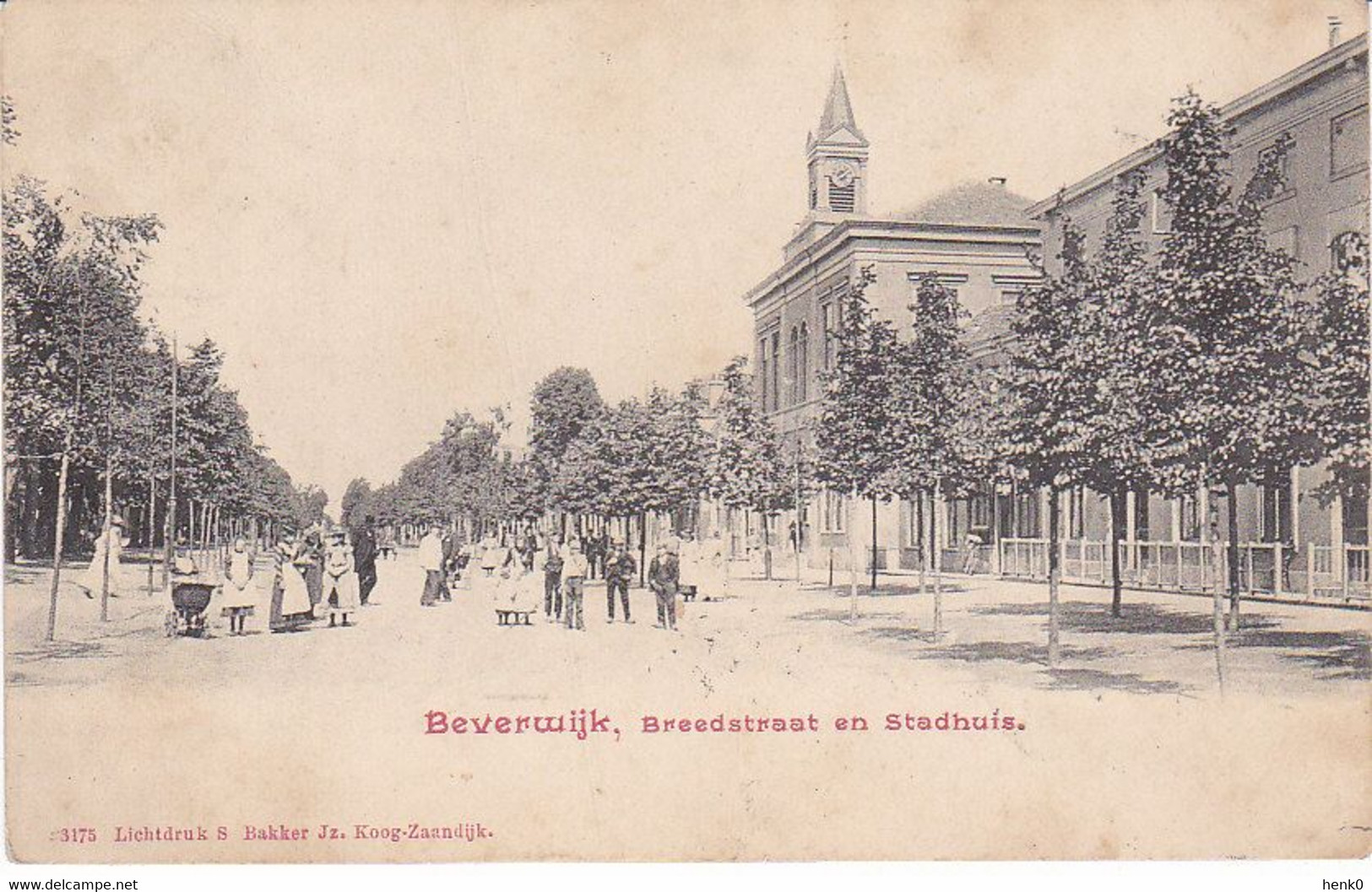 Beverwijk Breedstraat Stadhuis K1073 - Beverwijk