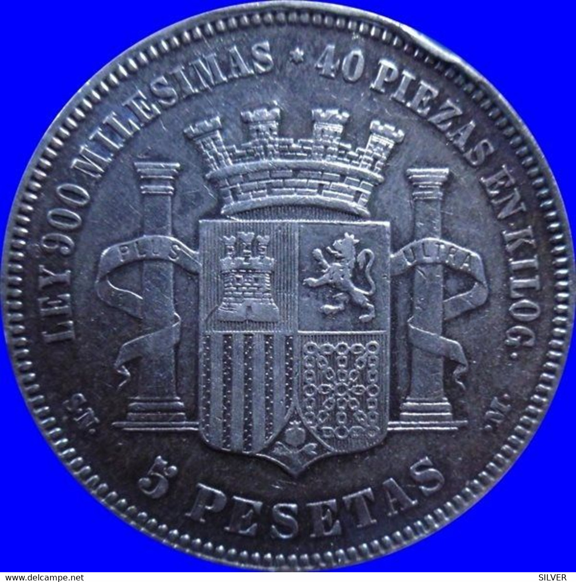 ESPANHA - 5 PESETAS 1870 SNM REGARDEZ L ETAT SILVER 2020 - Sin Clasificación