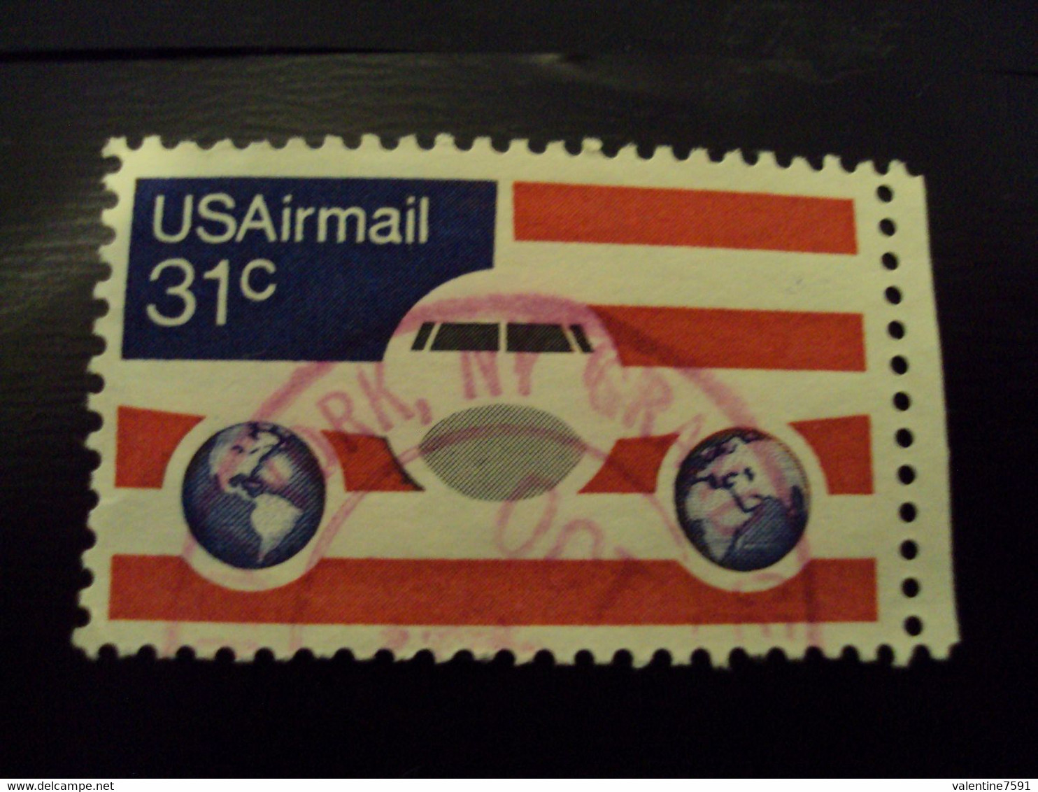 USA -1976- AIR MAIL - Oblitéré  -MI 1201-  " 31 C"   Net 0.80  Euro-    Photo    2 - Autres & Non Classés