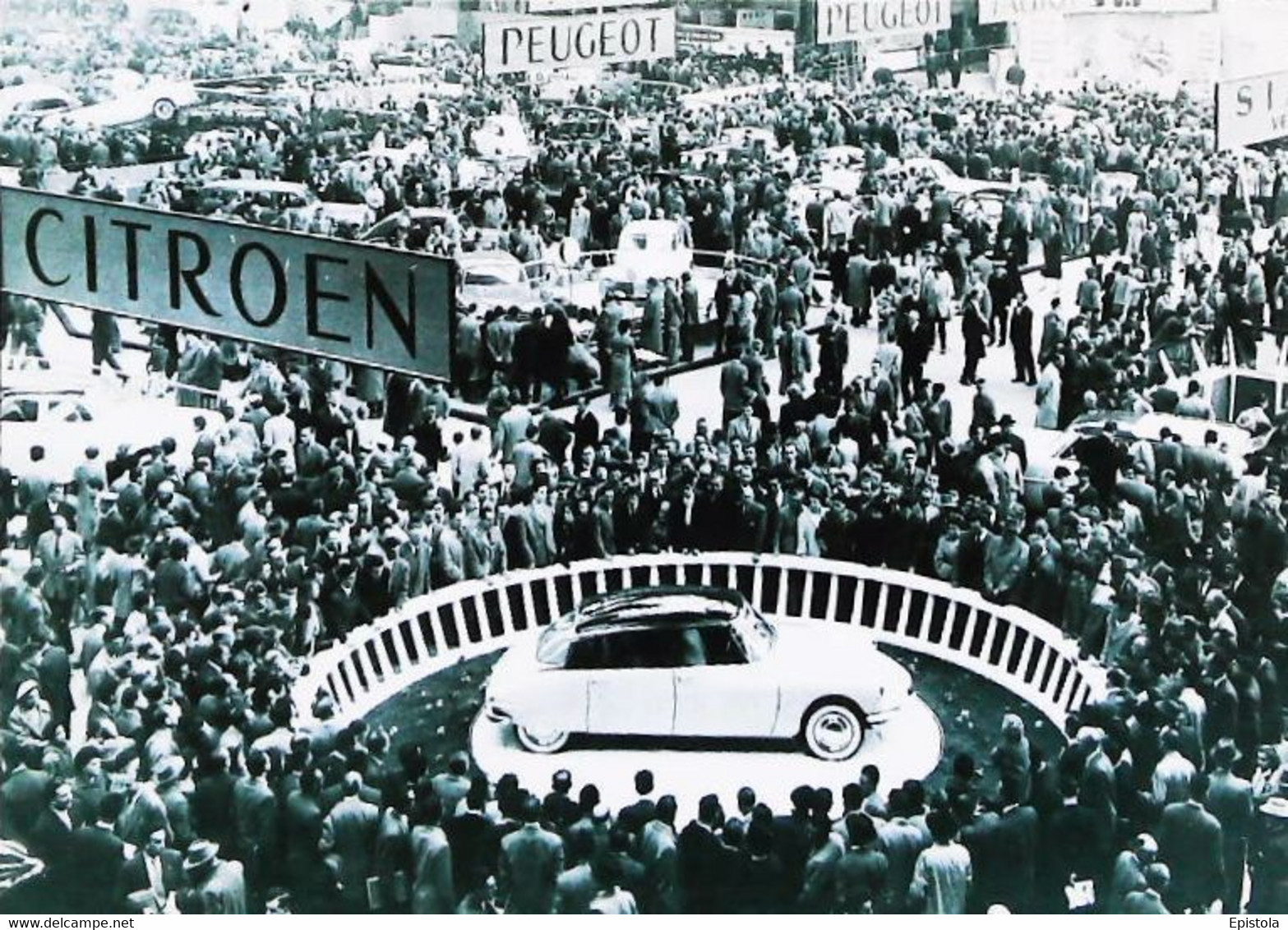 ●█●  CITROEN DS   - Inauguration Salon De Paris 1955    - Reproduction Edition Onze Auto's - Inaugurazioni