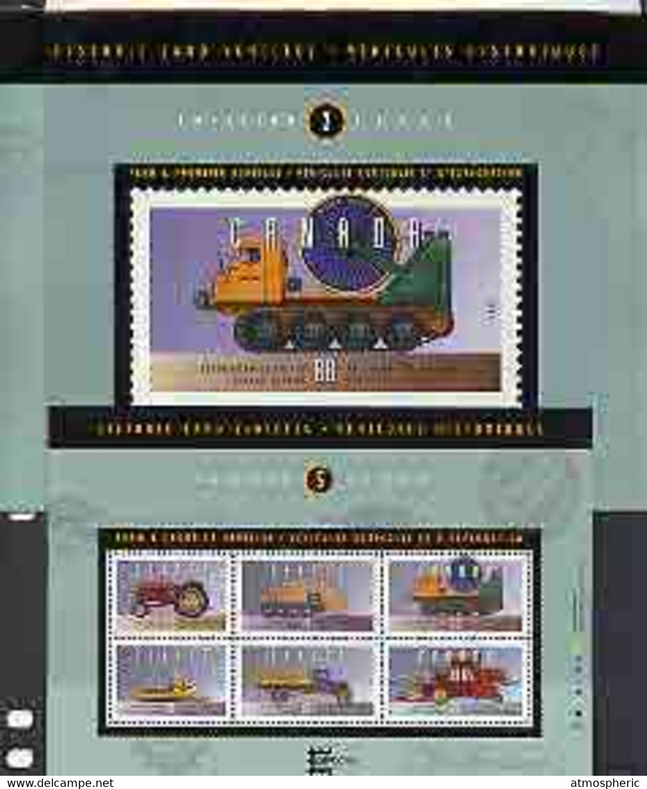 Canada 1995 Historic Automobiles (3rd Series) Perf M/sheet U/M In Presentation Pack, SG MS 1638 - Autres & Non Classés
