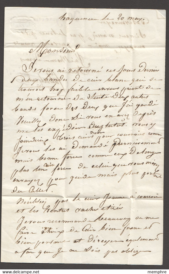 1842  Lettre De Haguenau Pour Strasbourg - 1801-1848: Precursors XIX