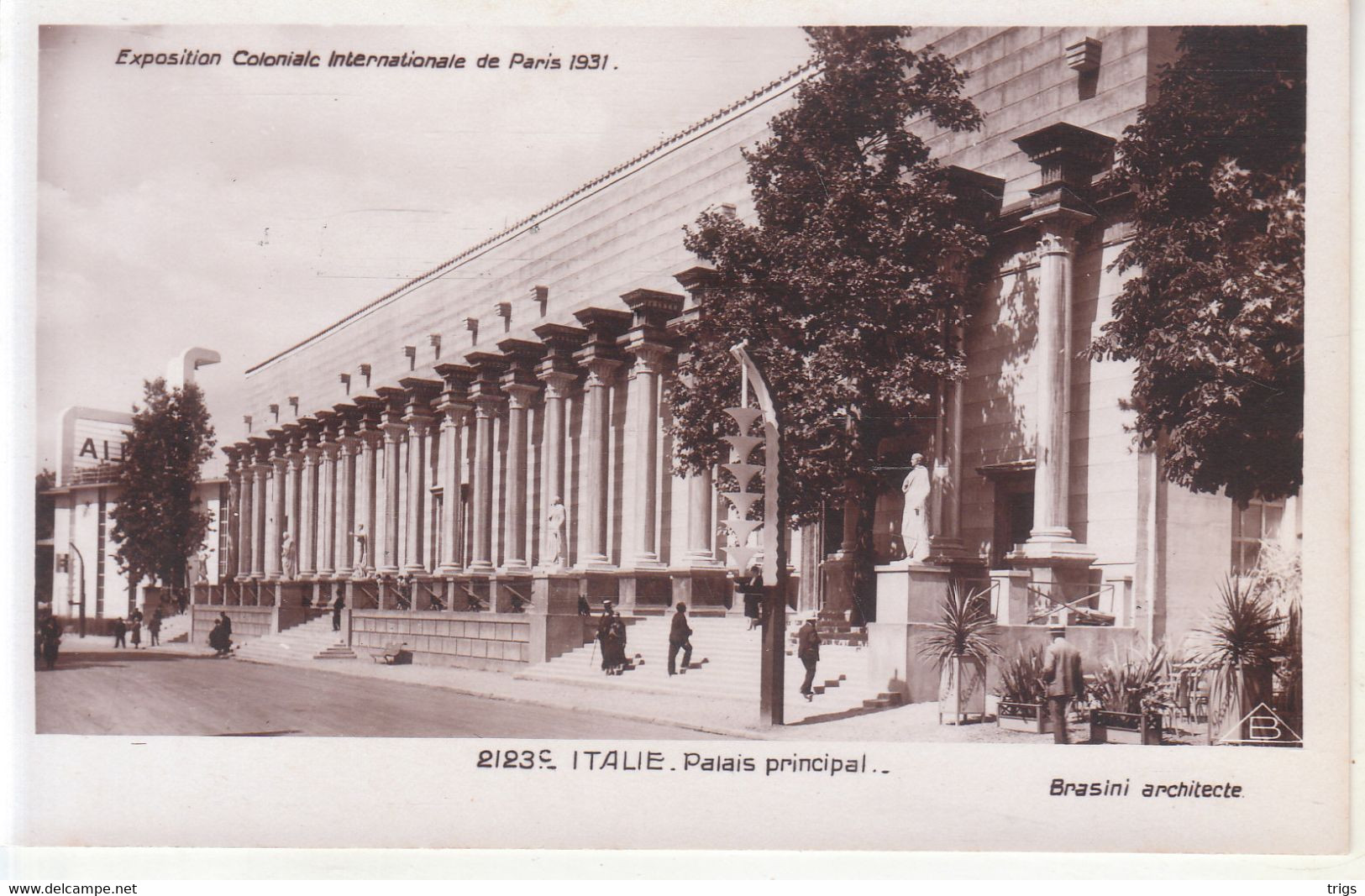 Paris (Exposition Coloniale Internationale De 1931) - Italie: Palais Principal - Tentoonstellingen