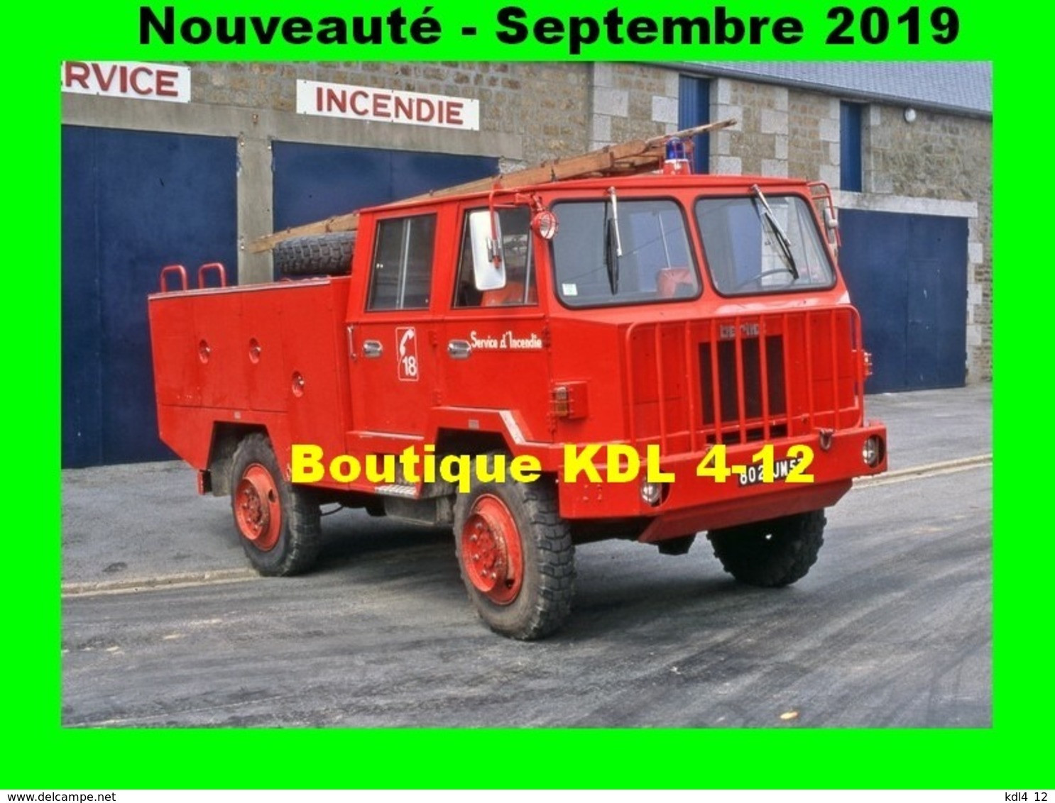 AL SP 089 - Fourgon Pompe Tonne Léger - Berliet FF - LANDIVY - Mayenne - Landivy