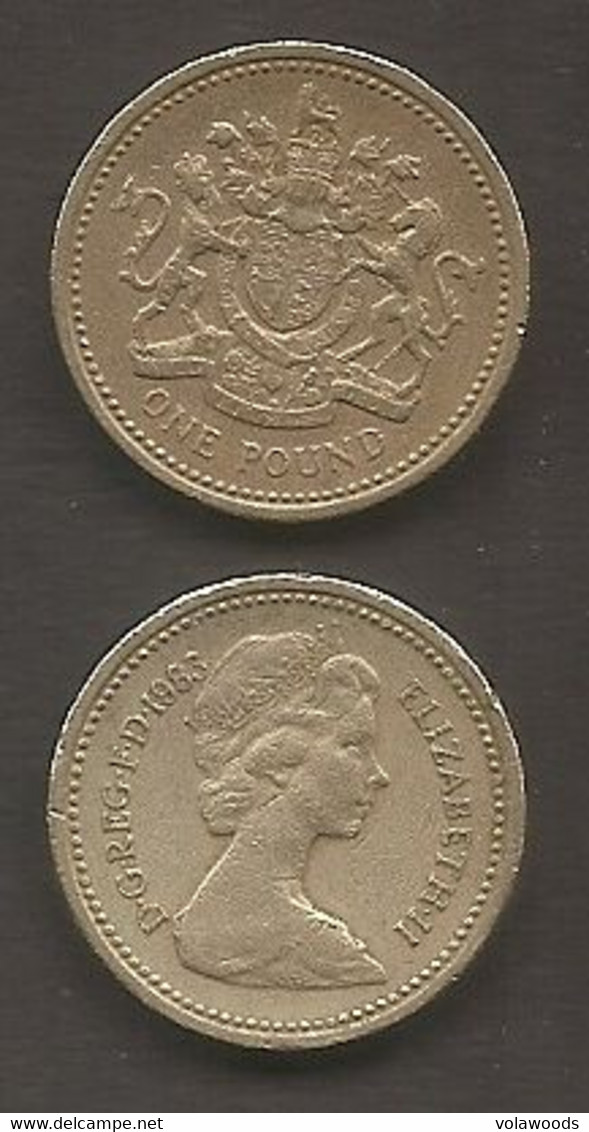 Regno Unito - Moneta Circolata Da 1 Pound Km936 - 1983 - 1 Pond