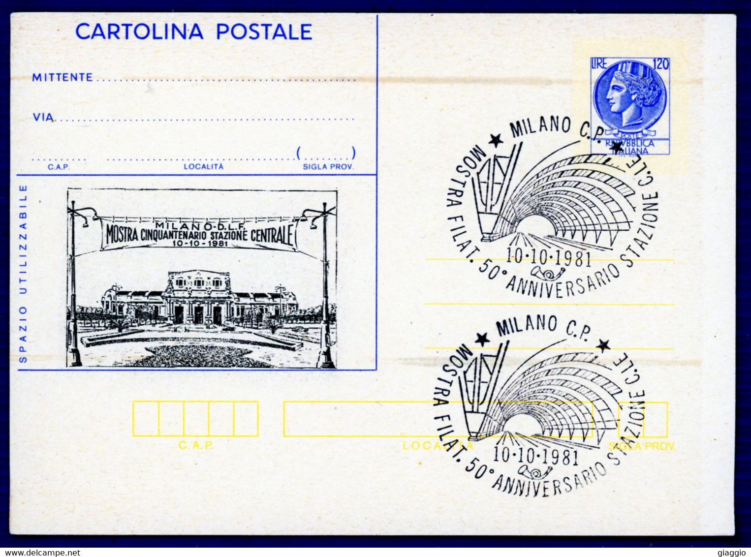 °°° Francobolli N. 4337 - Cartolina Postale Con Annullo Speciale Nuova °°° - Postwaardestukken
