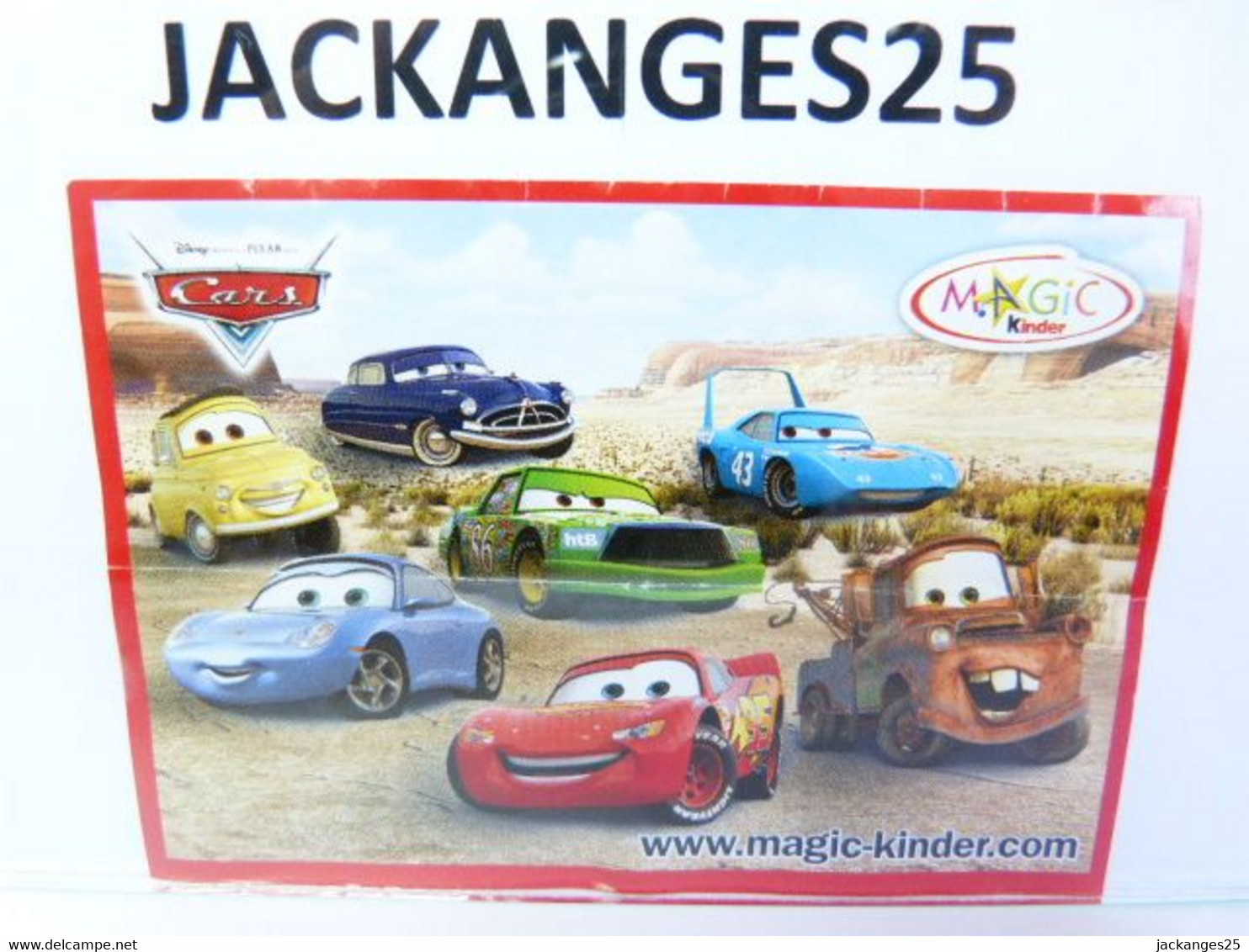 KINDER 2006 AUTO DISNEY CARS MPG 2S 204 EU + BPZ A + MAGIC CODE