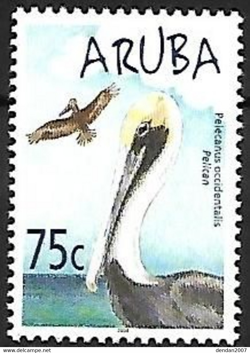 Aruba - MNH ** 2004 : Brown Pelican  -  Pelecanus Occidentalis - Pélicans