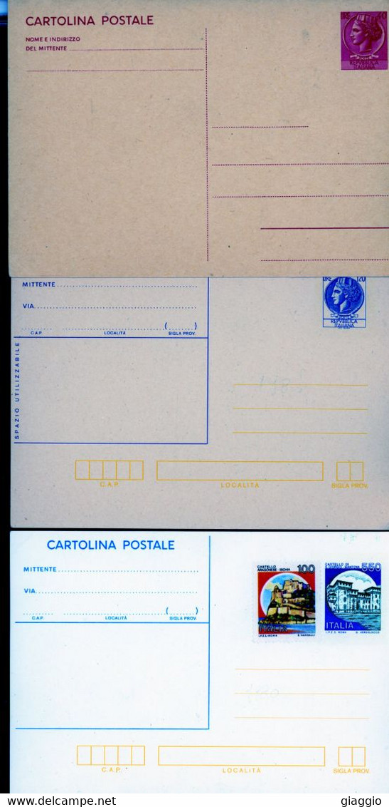 °°° Francobolli N. 4292 - N. 3 Cartoline Postali Nuova °°° - Interi Postali