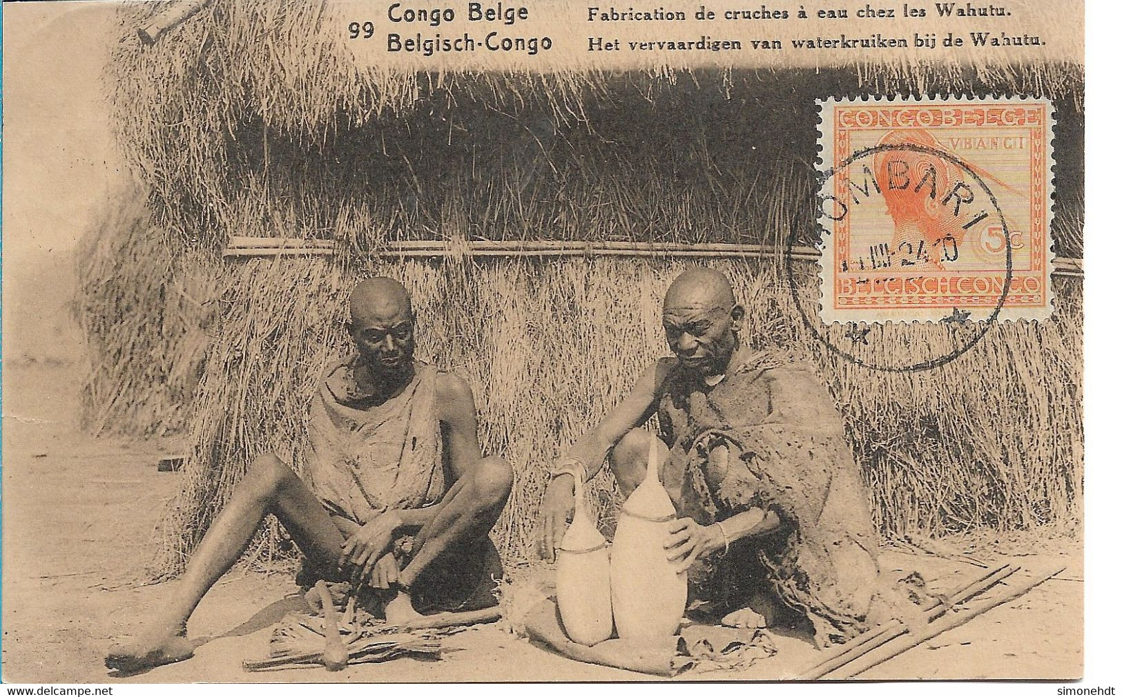 CONGO BELGE - Fabrication De Cruches à Eau Chez Les  Wahutu - Belgian Congo