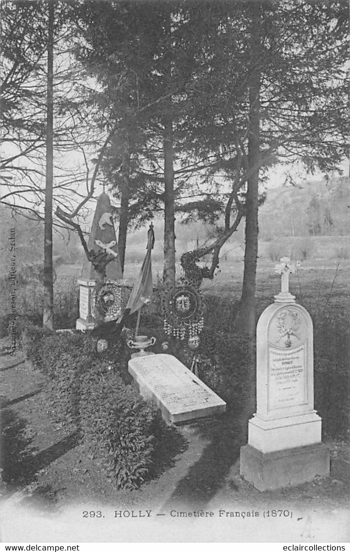 Thème: Monuments Aux Morts  Ou Lanterne Des Morts Ou Combattants 1870 :   Holly ?? 08         (voir Scan) - Monumenten