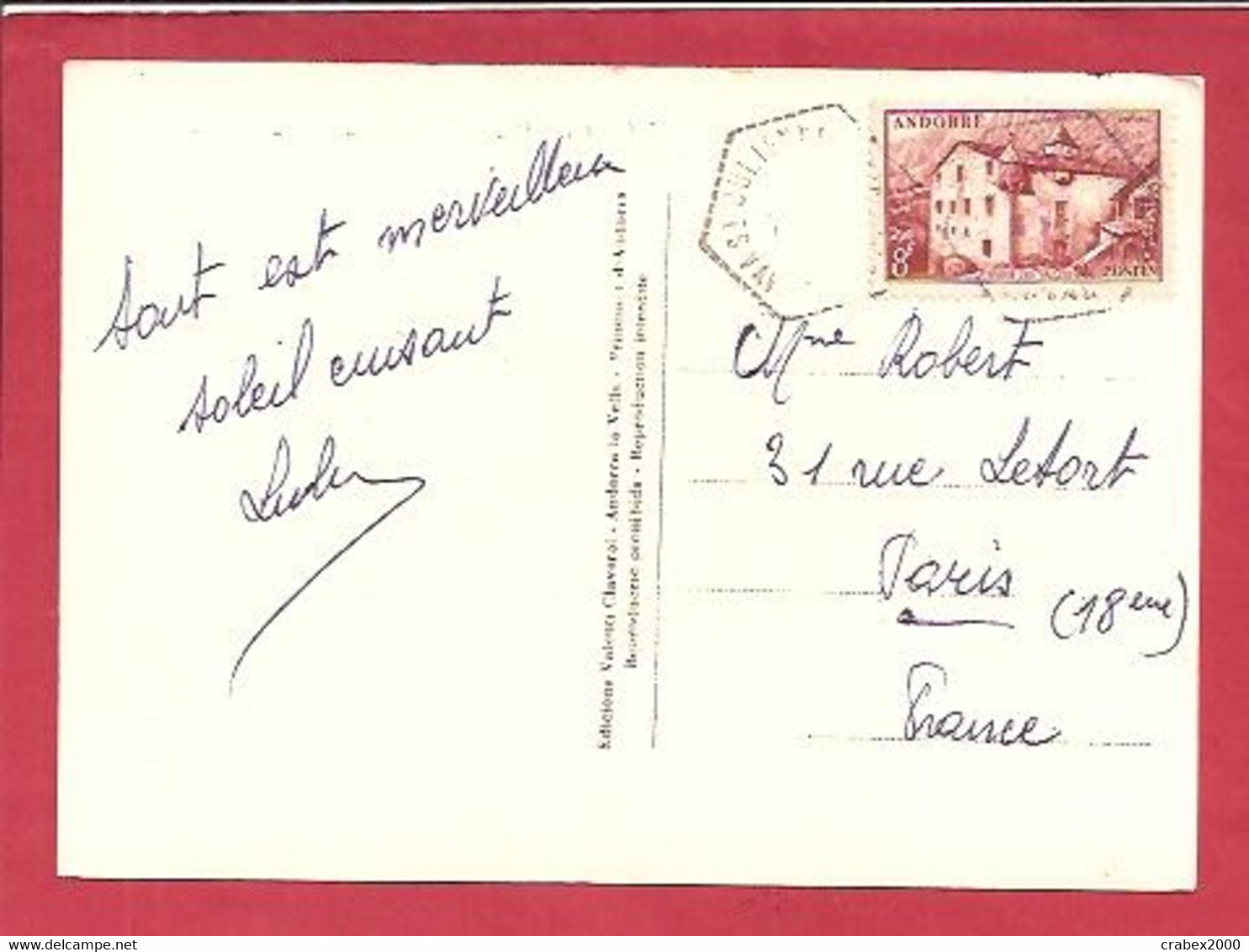 Y&T N°128 ST JULIENNES    Vers  FRANCE  1954 - Cartas & Documentos