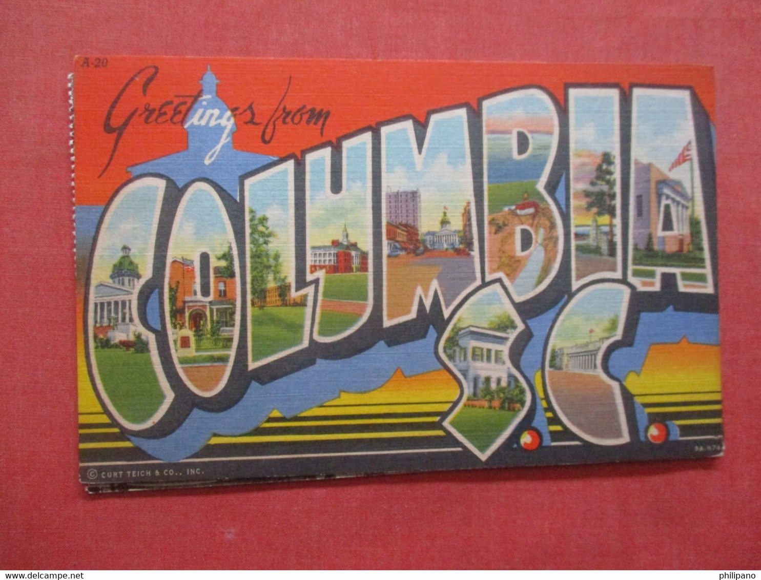 Greetings From  Columbia South Carolina > Columbia  Ref 4450 - Columbia