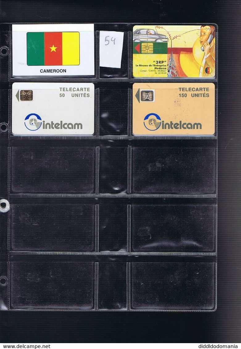 Télécartes Carte Telephonique Phonecard Cameroun 3 Cartes - Kamerun