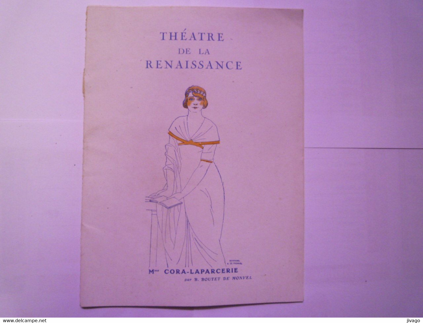 2020 - 8083  THEÂTRE De La RENAISSANCE  :  Joli Programme  Saison 1921 - 1922   XXX - Programmes