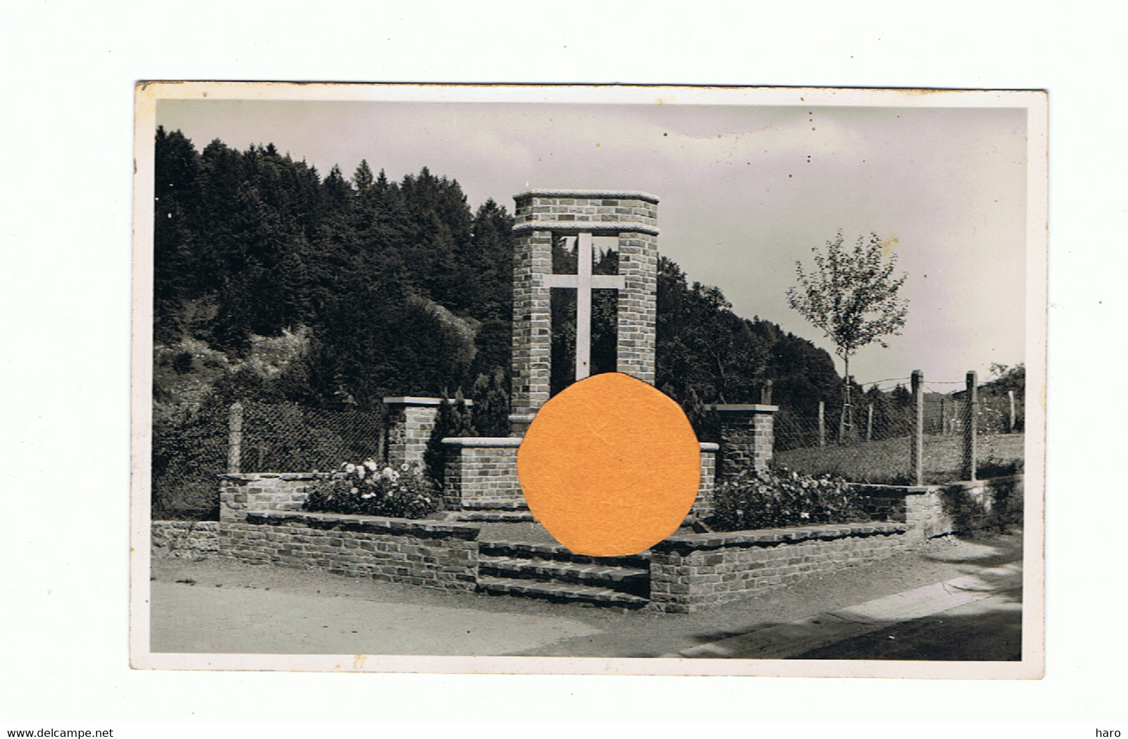 VERLAINE Sur OURTHE (Tohogne, Durbuy)- Photo Carte Du Monument Aux Victimes Civils Et Militaires - Guerre 40/45 (Y260) - Verlaine