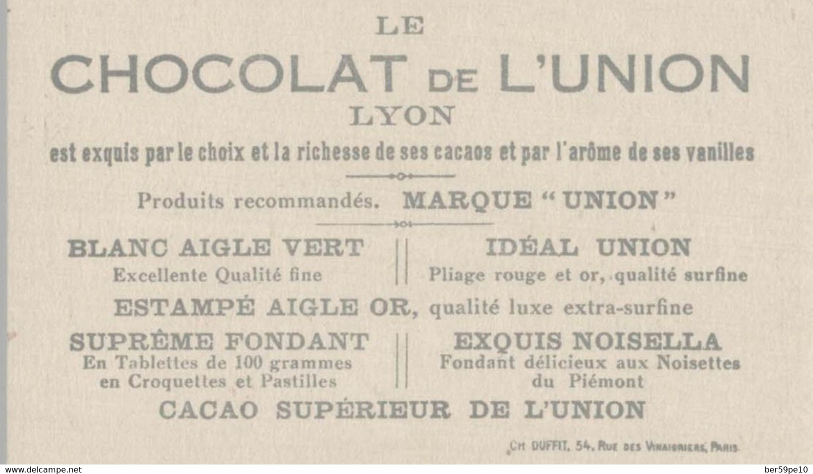 CHROMO CHOCOLAT DE L'UNION LYON   LES DECOUVERTES DE L'ELECTRICITE  N° 21  T. S. F.  POSTE RECEPTEUR - Sonstige & Ohne Zuordnung