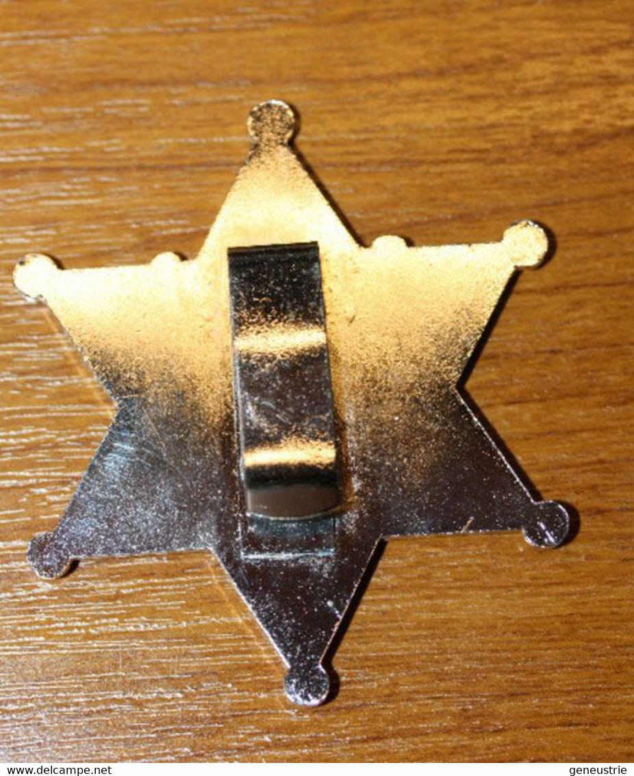 Belle Plaque Etoile De Sherif "Deputy Sheriff Sedgwick Kans. / State Of Kansas" Etats-Unis - United States - Verenigde Staten