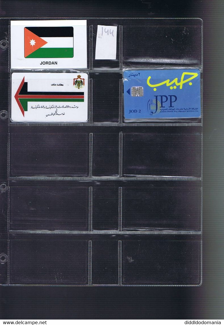 Télécartes Carte Telephonique Phonecard Jordanie 2 Cartes Dont 1 Neuve - Jordanie