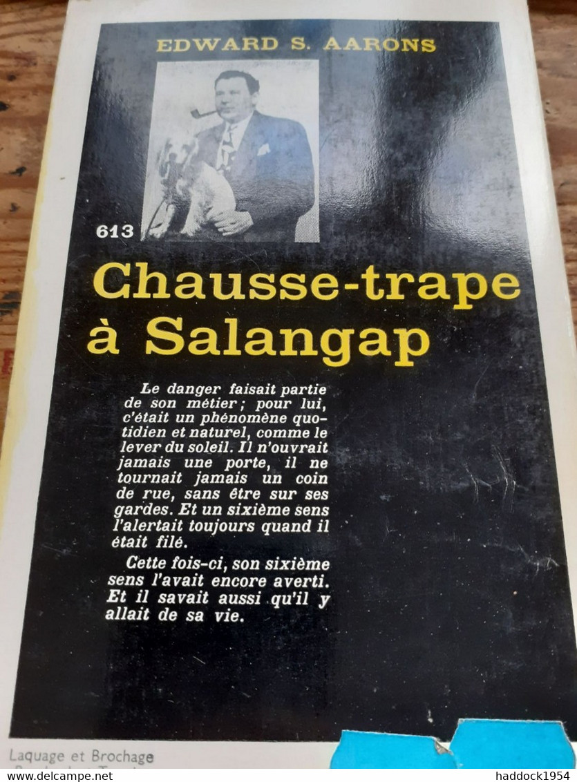 Chausse-trape à Salangap EDWARD AARONS Gallimard 1961 - Otros & Sin Clasificación