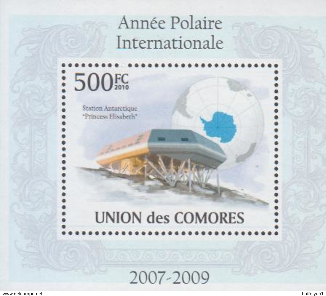 2010 Comores  Stamps  The International Polar Year 4 S/S - Internationales Polarjahr