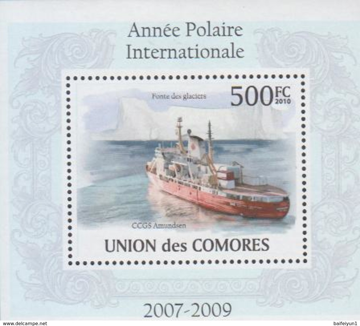 2010 Comores  Stamps  The International Polar Year 4 S/S - Internationale Pooljaar