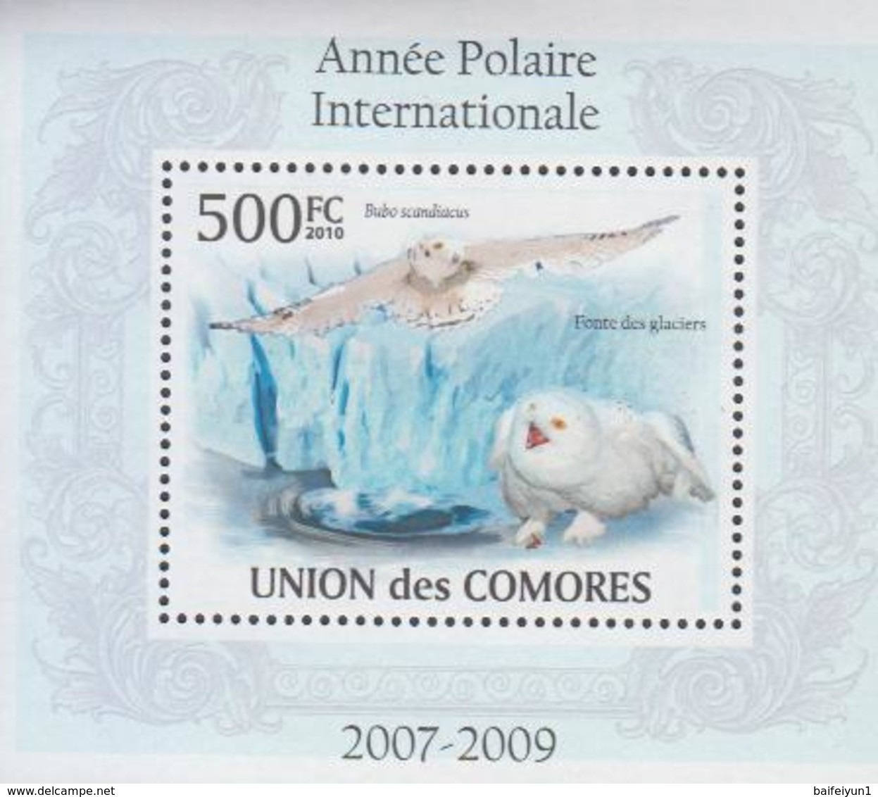2010 Comores  Stamps  The International Polar Year 4 S/S - Internationales Polarjahr