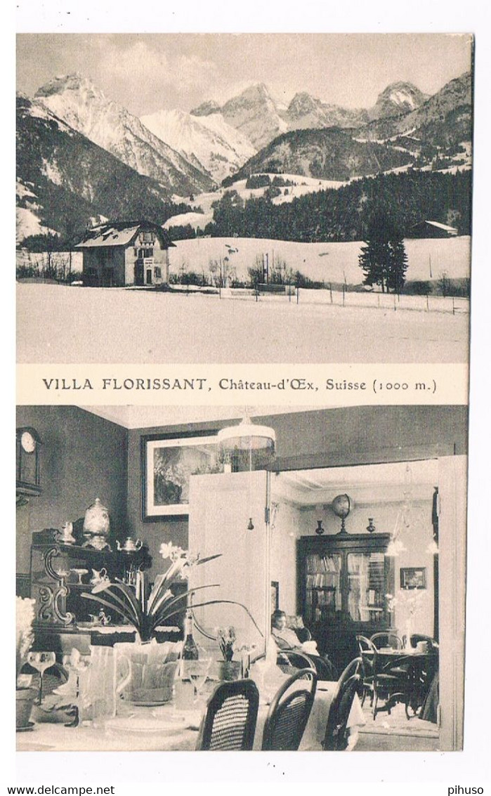 CH-6144  CHATEAU D'OEX : Villa Florissant - Otros & Sin Clasificación