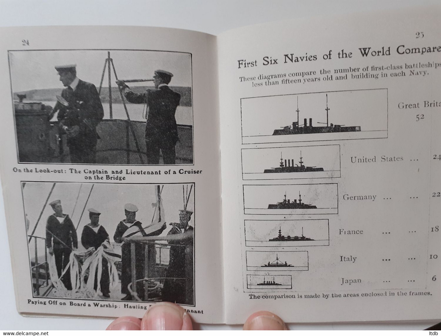 Petit historique de 1905 sur 100  ans de marine de guerre anglaise.  Nombreuses illustrations .