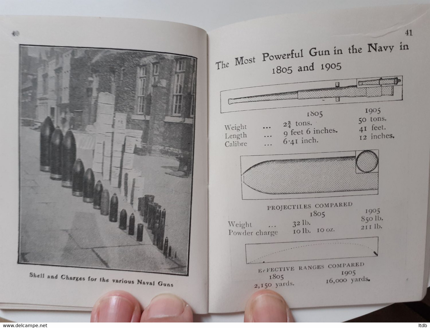 Petit historique de 1905 sur 100  ans de marine de guerre anglaise.  Nombreuses illustrations .