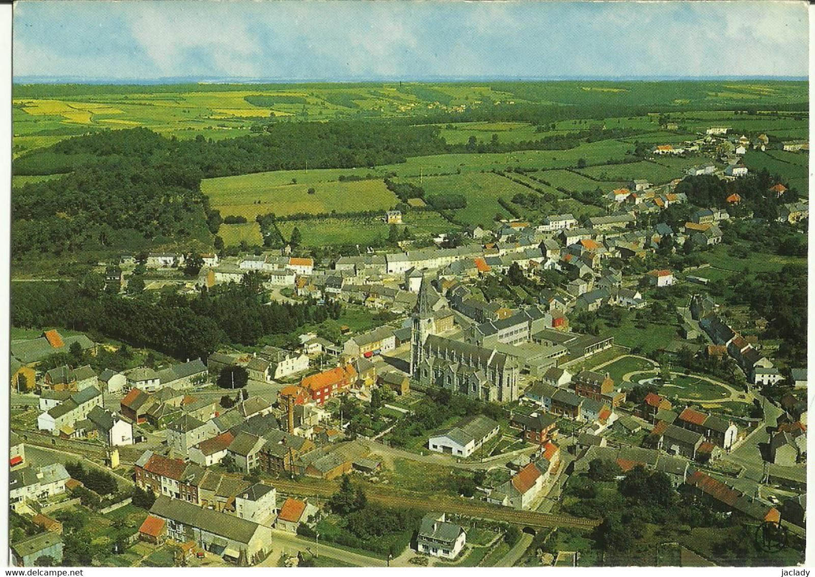 Cerfontaine -- Vue Aérienne.     (2 Scans) - Cerfontaine