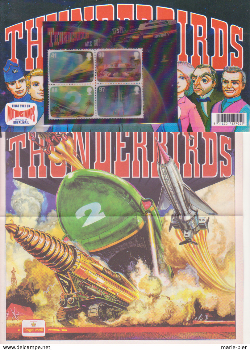 Carnet De Timbres Gerry Anderson's "thunderbirds"-2011 - Cuadernillos