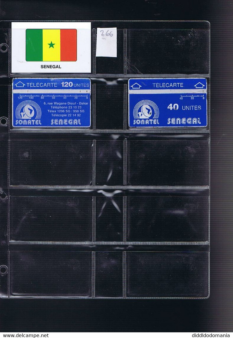 Télécartes Carte Telephonique Phonecard Senegal 2 Cartes - Sénégal