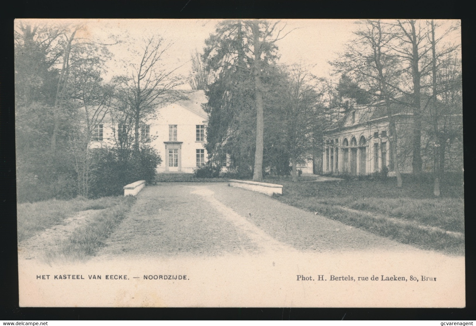 EECKE  EKE  HET KASTEEL VAN EECKE  NOORDZIJDE      2 AFBEELDINGEN - Nazareth