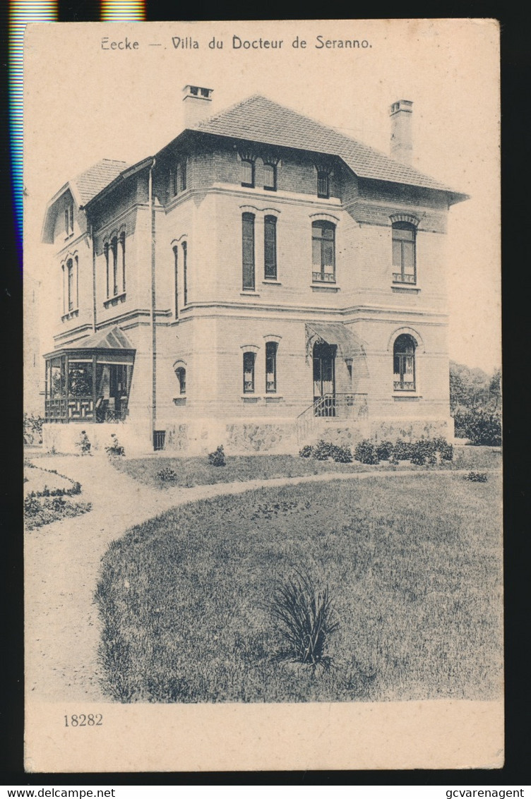 EECKE  EKE  VILLA DU DOCTEUR DE DERANNO     2 AFBEELDINGEN - Nazareth