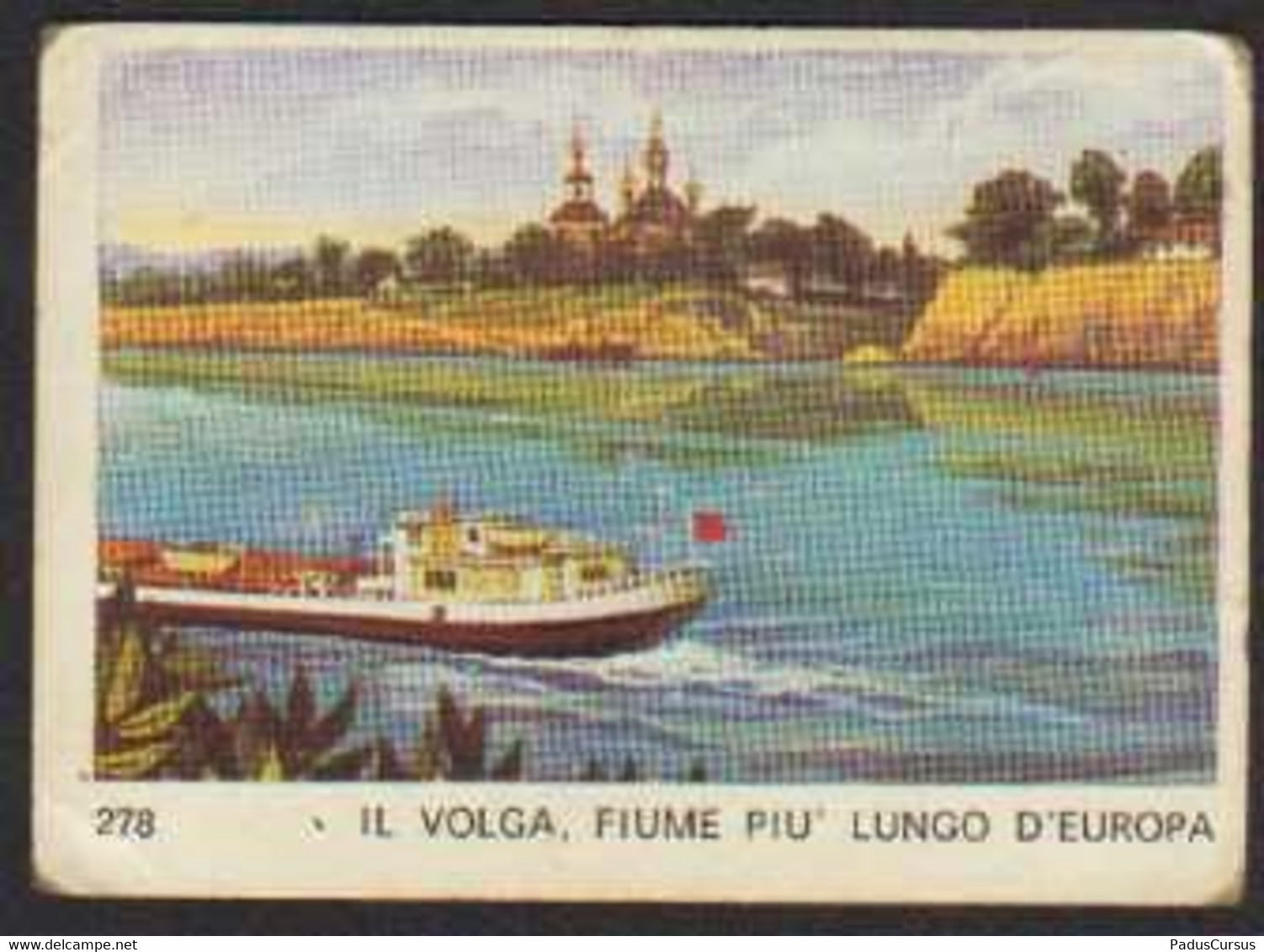 Figurina 278 Russia URSS Fiume Volga Russia USSR River Russie URSS Rivière FAS00138 - Other & Unclassified