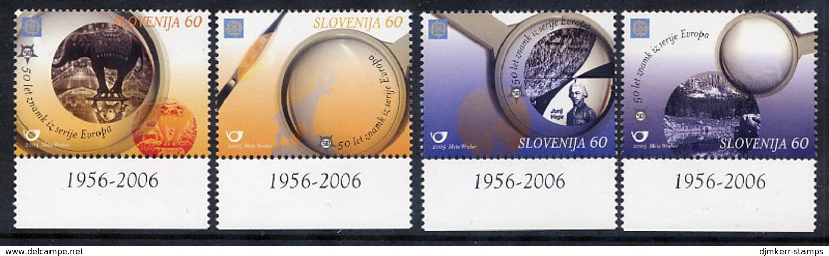 SLOVENIA 2005 50th Anniversary Of Europa Stamps  MNH / **.  Michel 543-46 - Slovenia