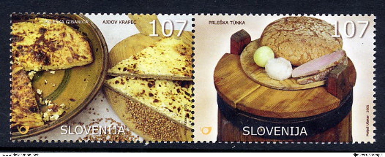 SLOVENIA 2005 Regional Dishes MNH / **.  Michel 568-69 - Slowenien