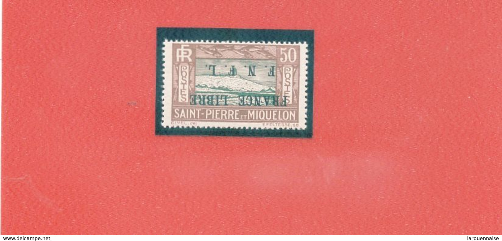 St .PIERRE Et MIQUELON : N° 239 (A) N** - Surcharge  Renversée - Signé Calves . - Other & Unclassified