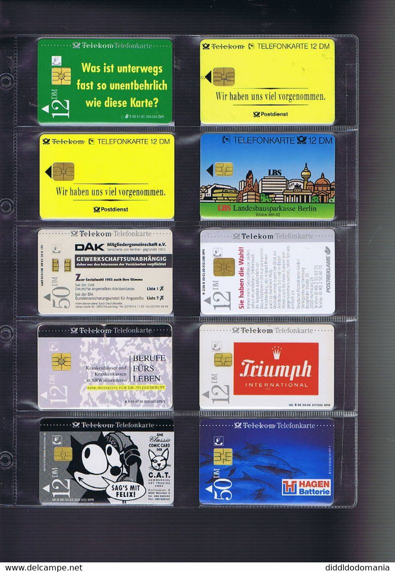 télécartes carte telephonique phonecard allemagne 245 cartes dont 5 neuves