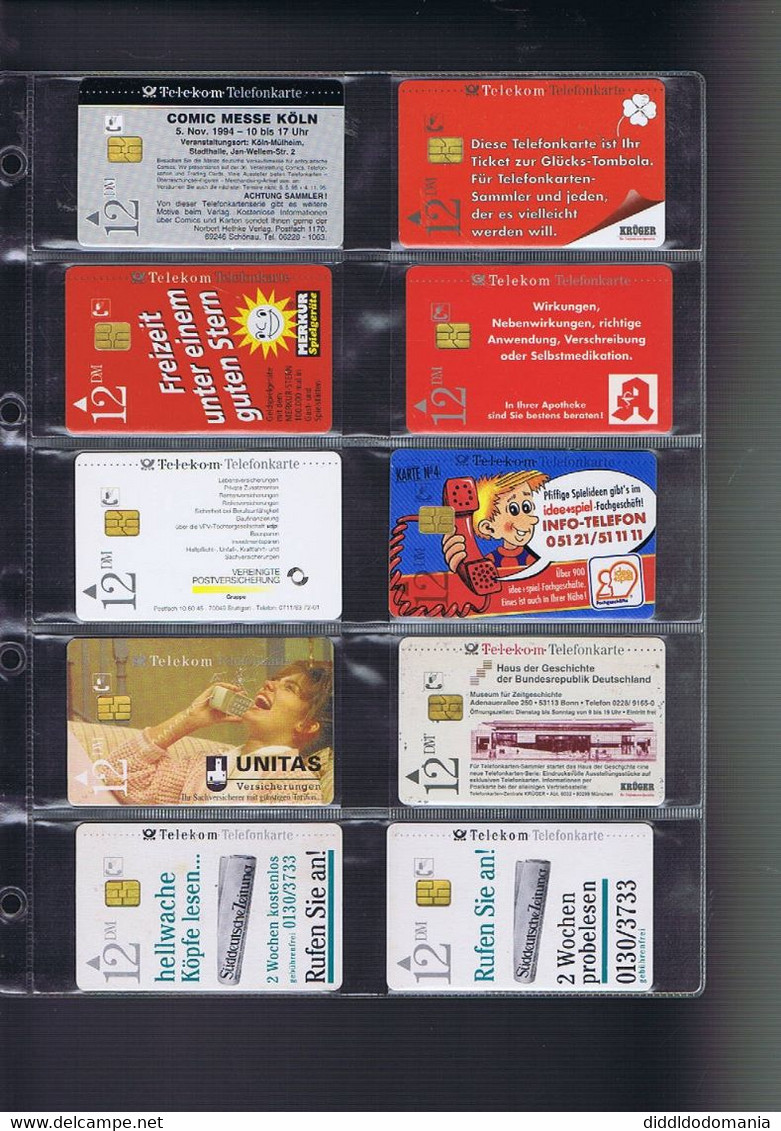 télécartes carte telephonique phonecard allemagne 245 cartes dont 5 neuves