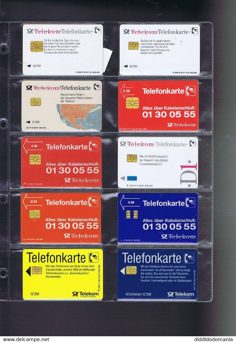 télécartes carte telephonique phonecard allemagne 245 cartes dont 5 neuves