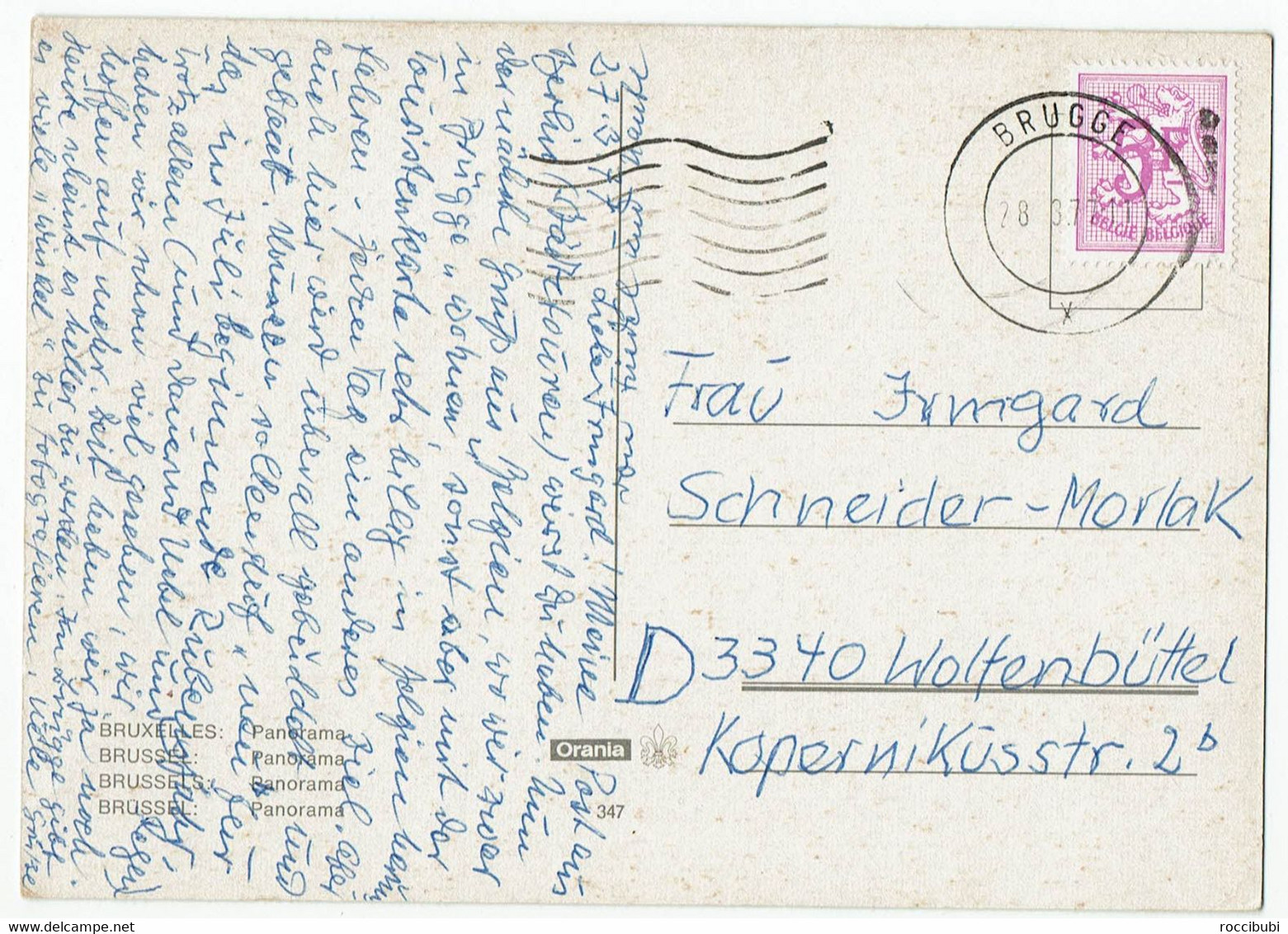 Belgien, Brüssel, Panorama - Cartas Panorámicas