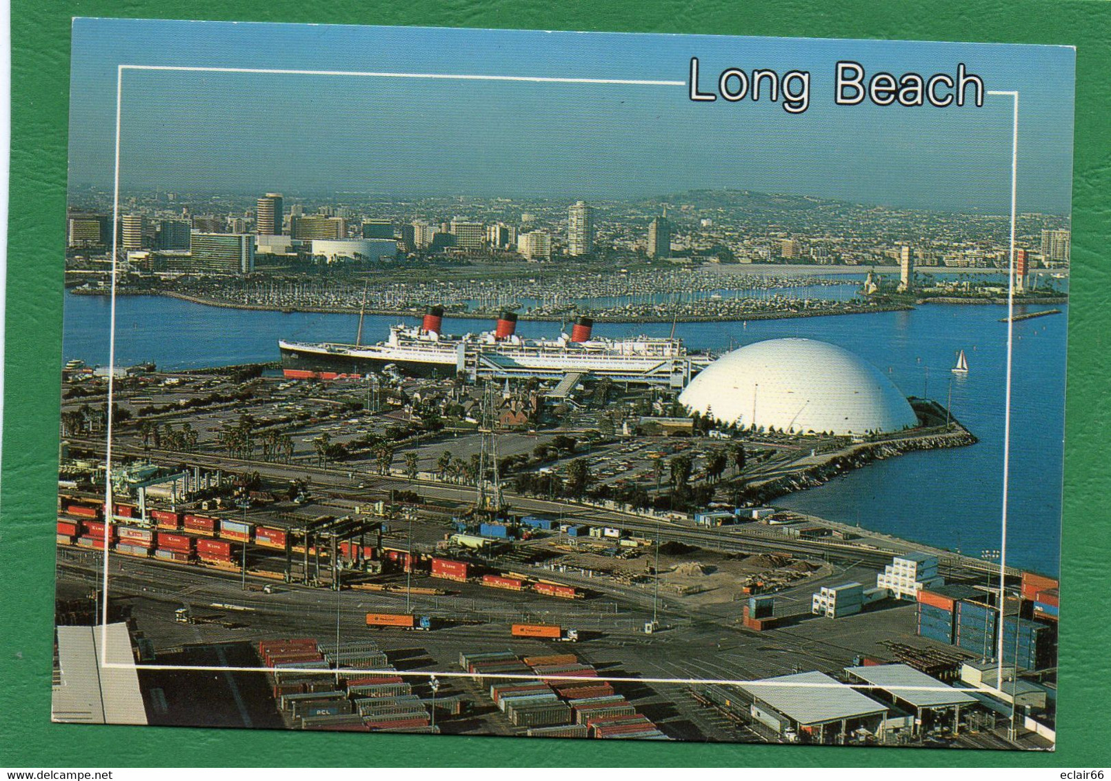 Paquebot Queen Mary - Long Beach California  CPM Etat Cpm  Impeccable - Long Beach