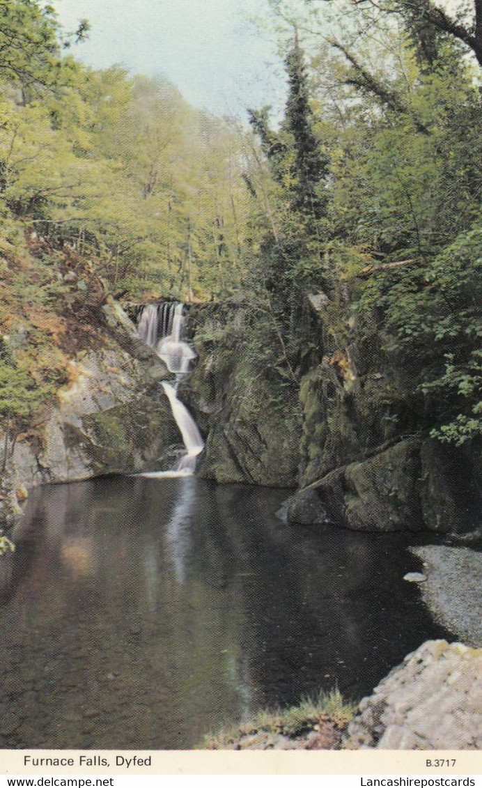Postcard Furnace Falls Nr Machynlleth My Ref B14169 - Cardiganshire